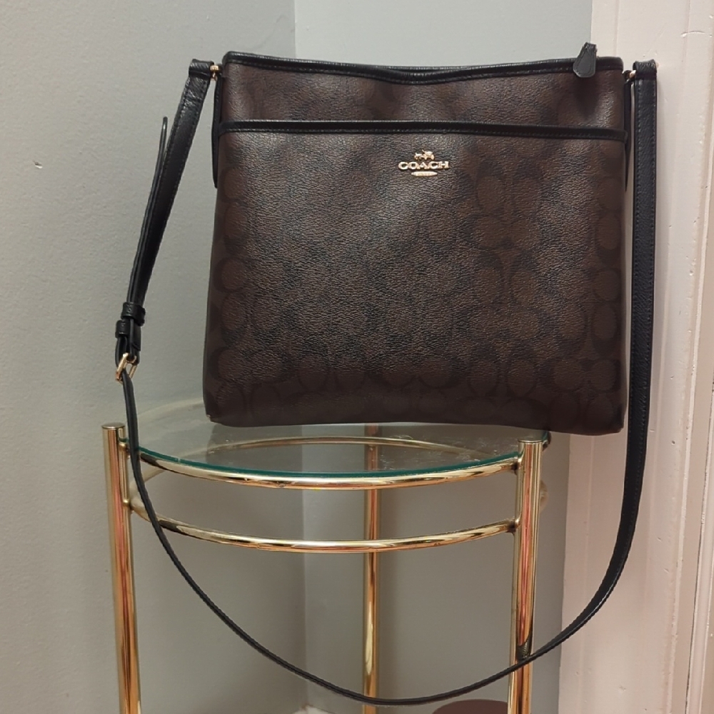 Coach Dark Brown Shoulder Bag
